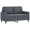 vidaXL Sofa Set Dark Gray Velvet (100% polyester), metal, plywood, foam - 3 of 4