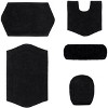 Waterford Collection Cotton Tufted Set of 5 Bath Rug Set - Home Weavers - 2 of 4