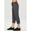 RBX Active Women's Relaxed Lightweight Woven Cargo Capri Pant - 4 of 4