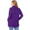 Woman Within Plus Size Zip-Front Microfleece Jacket - 3 of 4
