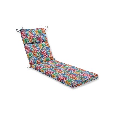 Make It Rain Outdoor Chaise Lounge Cushion Zinnia Blue - Pillow Perfect