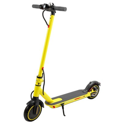 Topteng Commuting Electric Scooter with Deck Light -  220lb Capacity, 21.8 Mile Range, 8.5" Wheels