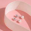 Girls' Classic Pearl Screw Back Sterling Silver Earrings - In Season Jewelry - 4 of 4