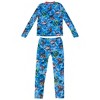 Kids Marvel Avengers Heroes Action Stance All Over 2-Piece Pajama Set - Medium (9-10) - 2 of 2