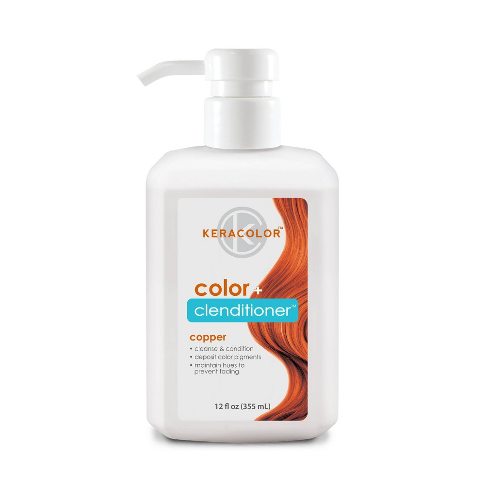 Photos - Hair Dye Keracolor Color + Clenditioner Temporary Hair Color - Copper - 12 fl oz