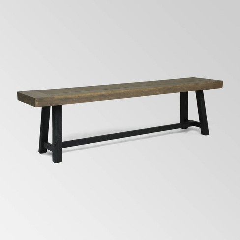 Raphael Acacia Wood Bench - Christopher Knight Home : Target