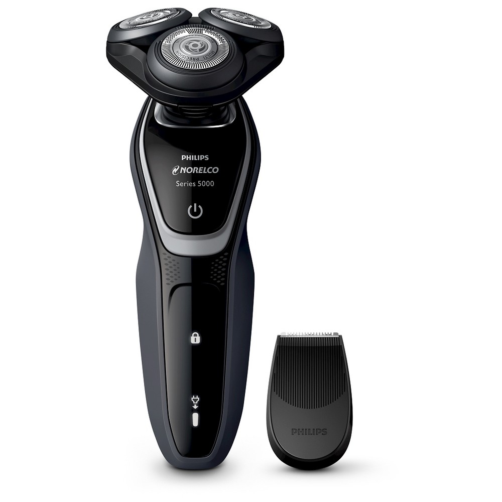 Philips Norelco Electric Shaver 5100 Wet & Dry, S5210/81, with Precision Trimmer