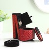 Gulches 9" Tall Display Jewelry Box with Hidden Storage, High Heel Shoe Design, Leopard Print - 2 of 4