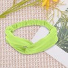 Unique Bargains Women's Simple Solid Elastic Cross Headwrap 1 Pc - 4 of 4