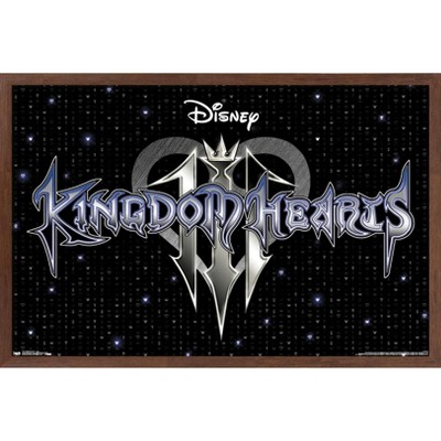 Trends International Disney Kingdom Hearts 3 - Logo Framed Wall Poster Prints