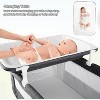 MYKKO Baby Bassinet Bedside Sleeper with Diaper Changing Station + Mosquito Net + 16gallon Capacity Storage, Adjustable - 3 of 4