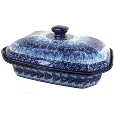 Polish Pottery Covered Dish top