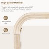 LOVMOR Minimalist Coffee Table with Curved Art Deco Design for Living Room or Dining Room - 3 of 3