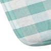 Deny Designs Caroline Okun Icy Gingham Memory Foam Bath Rug: Machine Washable, Microfiber, Non-Slip Backing - 3 of 4