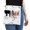 Glamlily White Marble Makeup Brush Belt with 22 Pockets (10.2 x 9.7 x 2 In) - 2 of 4