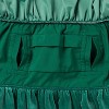 Toddler Girls' Adaptive Long Sleeve Velour Dress - Cat & Jack™ Green - 4 of 4