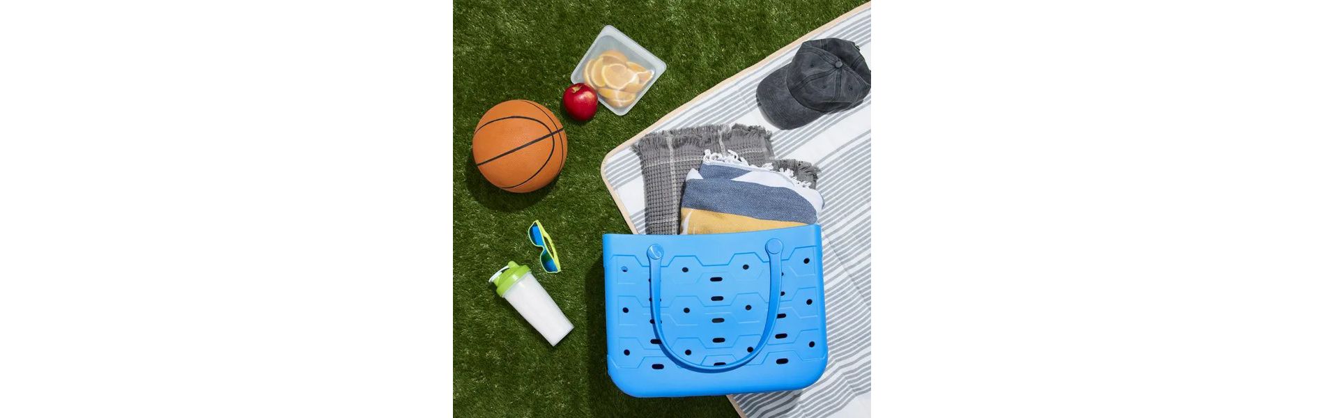 Large EVA Flex Tote – 18in W x 8.75in D x 13in H – Waterproof, Washable