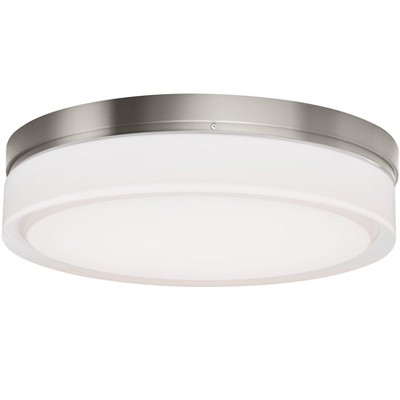 LBL Lighting 700CQLS Cirque Large Ceiling Flush Mount , Satin Nickel Finish