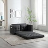 3 Fold Sofa,Convertible Futon Couch sleeper sofabed,Space saving loveseat,Pull Out Couch Bed for Living Room - 2 of 4