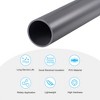 Unique Bargains Water Plumb Crafts Cable Sleeve Rigid Round Pipe 14" ID 1.42" x OD 1.57" Light Grey - 3 of 4