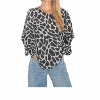 Women's Abstract Print Blouse - les amis - 2 of 2