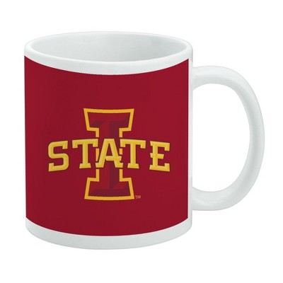 Iowa State University Logo Ceramic Coffee Mug Novelty Gift Mugs for Coffee Tea and Hot Drinks 11oz White
