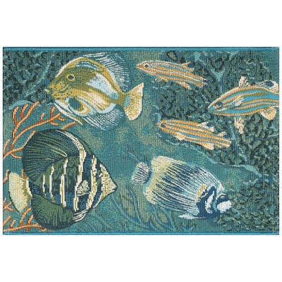 Liora Manne Esencia Coastal Indoor/Outdoor Mat..