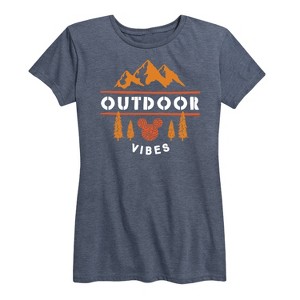 Women's - Disney - Outdoor Vibes Short Sleeve Graphic T-Shirt - 1 of 4