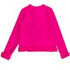 RuffleButts Toddler Girls UPF50+ Active Full Zip Ruffle Jacket - 2 of 2