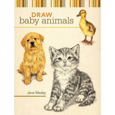 Draw Baby Animals - by  Jane Maday (Paperback)