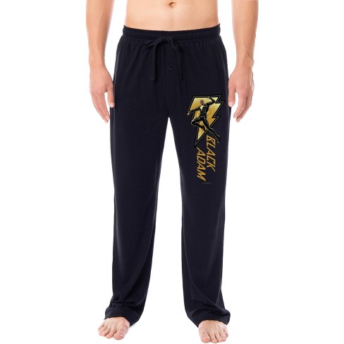 Dc Comics Mens' Black Adam Movie Film Character Sleep Pajama Pants (x