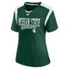 NCAA Michigan State Spartans Women's Jersey T-Shirt - 2 of 3