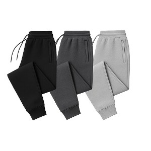 Mens 3 Pack Ultra Soft Dual Pocket Joggers - 1 of 4