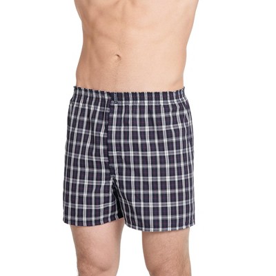 Jockey Men's Classics Full Cut 5" Boxer - 3 Pack 2xl Navy Tartan ...