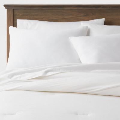 Photo 1 of Washed Cotton Sateen Comforter & Sham Set - Threshold