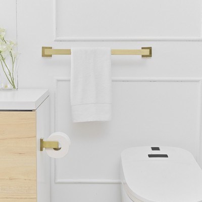 Gold Stainless Steel 5-Piece Bathroom Hardware Set