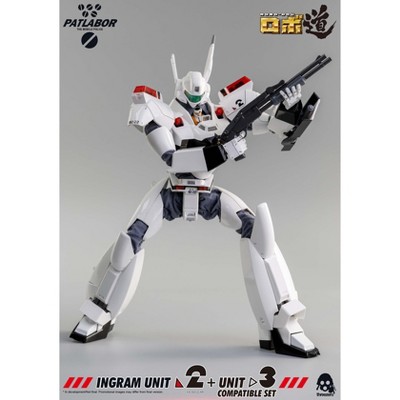 Ingram Unit 2 and Unit 3 Compatible Set Robo-dou Collectible Figure | Mobile Police Patlabor | threezero Action figures