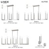 Livex Lighting Alpine 10 - Light Chandelier in  Brushed Nickel - 4 of 4