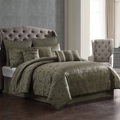 Riverbrook Home 9pc Queen Dobbins Comforter Bedding Set Gold - Riverbrook Home: Includes Euro Shams, Machine Washable, Jacquard Pattern — фото 2