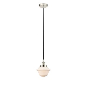 Oxford - 1 Light Mini Pendant In Traditional Style-9.5 Inches Tall and 7.5 Inches Wide - 1 of 1