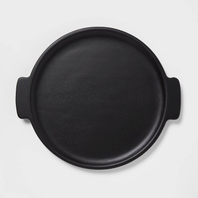 15 x 13 Acacia Modern Serving Tray Black - Threshold™