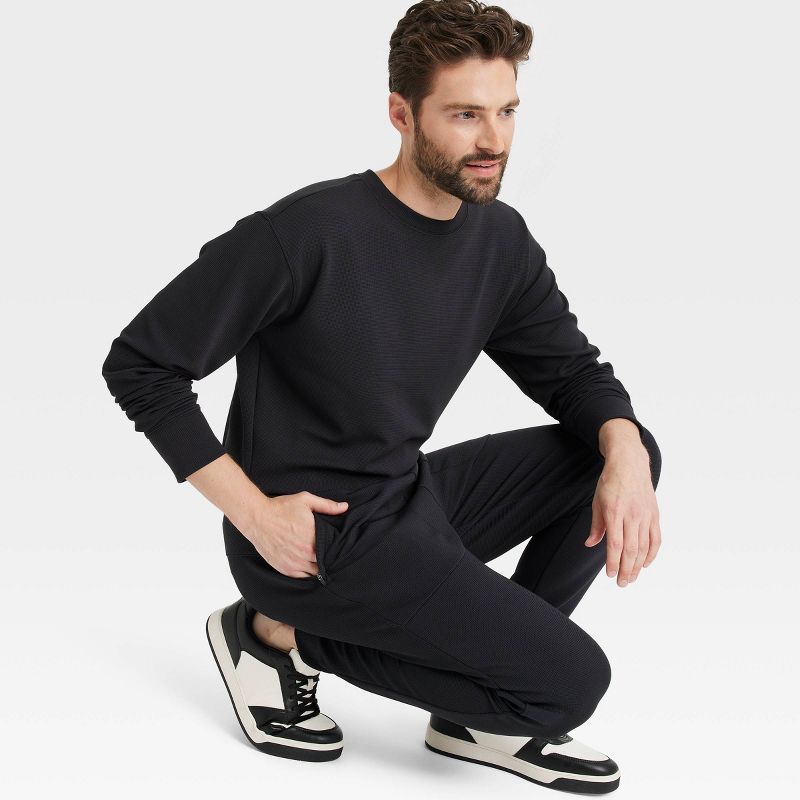 Men&#39;s Heavy Waffle Joggers - All In Motion&#8482;, 4 of 5