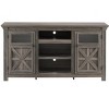 Bella Depot 60.23" Farmhouse TV Media Stand with Barn Design Cabinet - 3 of 4