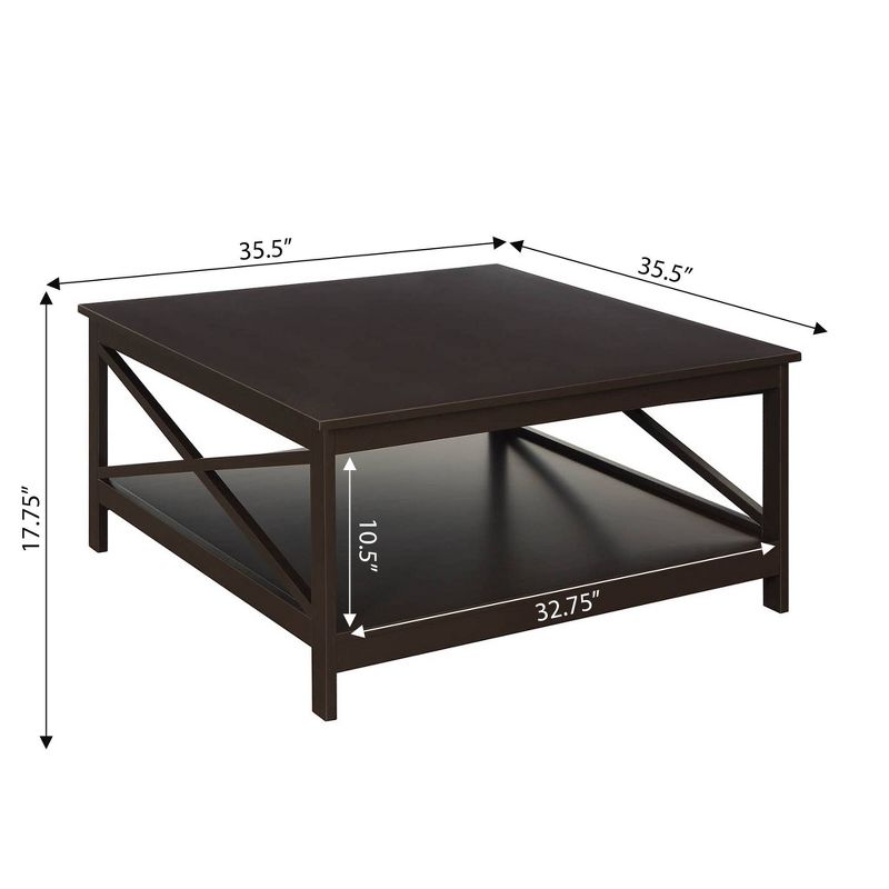 36" Oxford Square Coffee Table - Breighton Home, 5 of 6