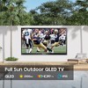 SYLVOX 55inch Full Sun Outdoor TV 2000 Nits 4K UHD Smart TV, IP55 Weatherproof Television with Voice Control & Chromecast (Pool Pro QLED Series) - 2 of 4