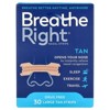Breathe Right Original Nose Strips to Reduce Snoring and Relieve Nose Congestion, Tan, 30 Count (Packaging May Vary) - 4 of 4