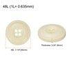 Unique Bargains Resin DIY Craft Flat 4-Hole Sewing Buttons 10 Pcs - 2 of 4