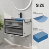 30 in. W x 18 in. D x 20 in. H Bathroom Vanity Base in White without Sink - 4 of 4