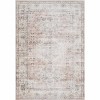 Hauteloom Laran Taupe Distressed Washable Area Rug - 2 of 4