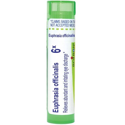 Euphrasia Officinalis 6X by Boiron Homeopathic Single Medicine For Allergy  -  80 Pellet